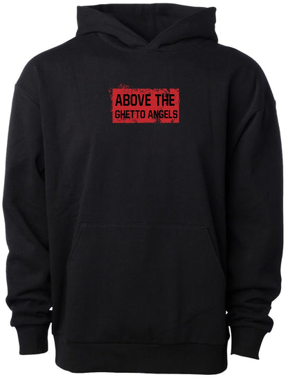 Custom Above the Ghetto Angels Ambitions Hoodie – Spirit of the Hustler Edition